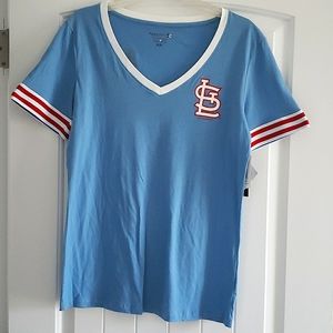 Saint Louis Cardinals Womens Baseball Tee Shirt